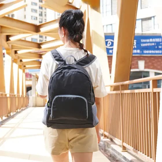 Montanhismo ao ar livre Ultra-leve portátil dobrável mochila masculino feminino viagem mochila pele saco