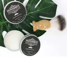 Estoque pronto Barbearia Reparação de Corte de Cabelo Masculino Barbear Creme de Barbear Especial Creme de Barbear Espum