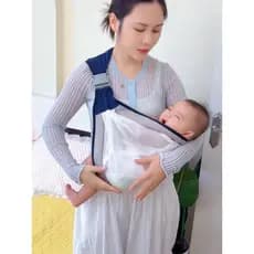 Porta-bebês frente-Holding saco de transporte recém-nascido malha respirável ajustável mãe portador de bebê para fora pa