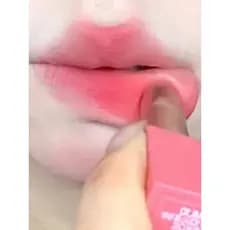 Oficial autêntico pêssego tulipa brilhante encantador macio ceroso coreano feminino batom alto estilo coreano concurso m