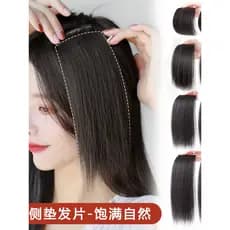Peruca peça feminina cabeça aumentar o Volume do cabelo fofo alto guindaste invisível almofada de cabelo curto simulação