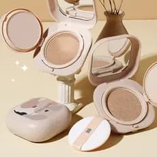 Pacote de substituição grátis Almofada corretiva hidratante de longa duração BB Cream Base à prova d'água sem decolagem
