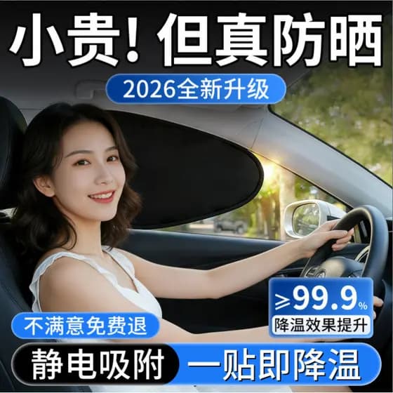 Protetor solar para carro estilo Hong Kong