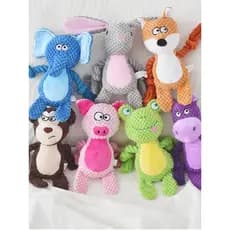 Novos produtos transfronteiriços para animais de estimação, corda de algodão com som de pelúcia, brinquedo de raposa, sa