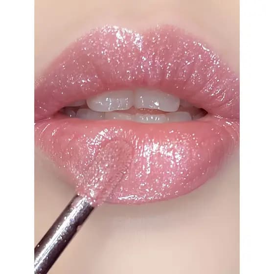 Com espelho piscante perolado piscando brilho labial óleo labial brilho labial brilho de água Dudu hidratante labial hid