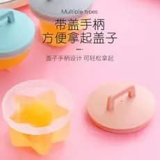 Cozinha doméstica ovo vapor conjunto de 4 peças omelete molde fazendo café da manhã omelete fabricante caixa de ferramen