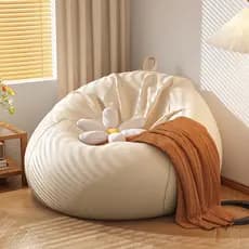 Saco de feijão preguiçoso sofá reclinável pode dormir pode sentar sala de estar único sofá cabeceira Tatami quarto encos