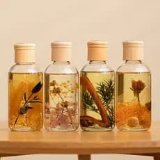 Casa de longa duração aromaterapia óleo essencial flor seca Rattan difusor fogo aromaterapia B