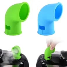 Novo pote de Silicone tubo conduíte liberação vapor desviador tubo escape pote acessórios cozinha prateleira parede/