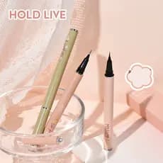 HOLD LIVE linha de desenho suave delineador ponta fina não é fácil de borrar caneta delineadora líquida marrom preto nov