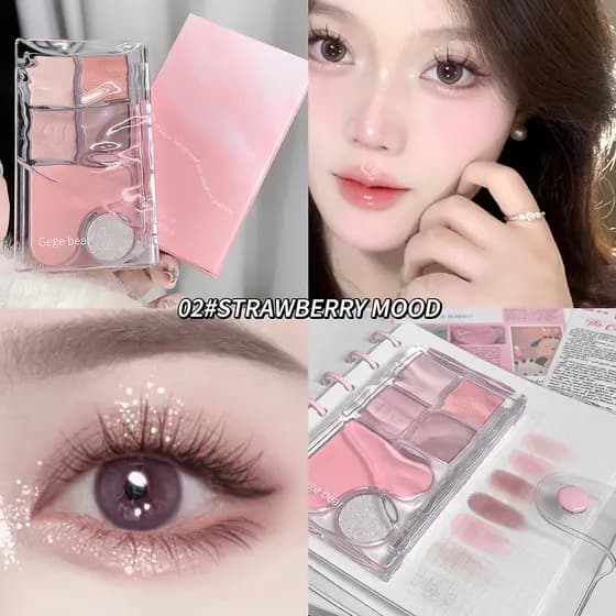 Judydoll Commuter judydoll fosco paleta abrangente paleta de sombras seis cores desejo paleta de sombras puro abrangente