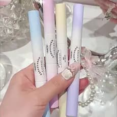 FLORTTE Flor Lolia Rainbow Bubble Series Delineador labial de duas cabeças Base de lápis de brilho labial Cor Nude Batom