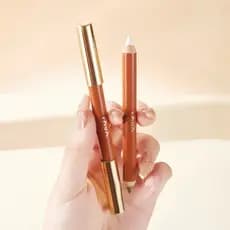 [Fang Lei Mesmo Estilo] OOO Caneta de Contorno de Duas Cabeças Creme Marcador Bastão Iluminador Sombra Nariz Sombra Nari
