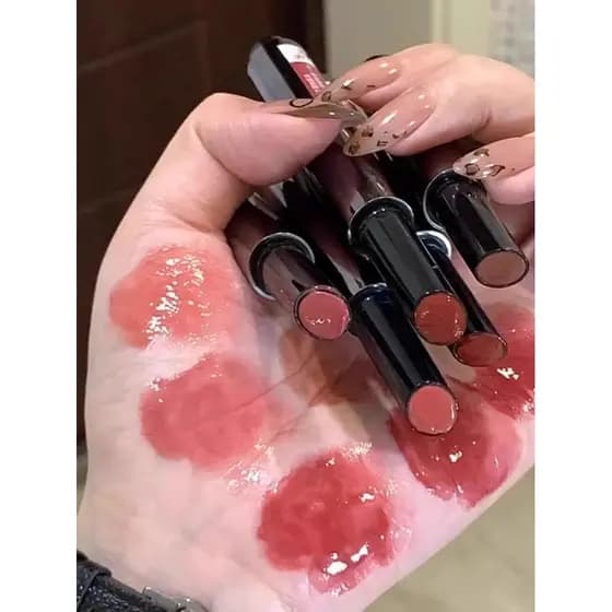 Lip Glaze Espelho Brilho de Água Tipo Imprensa Batom Estudante Festa Sem Rosto Luz Maquiagem Não É Fácil de Desbotar Bri