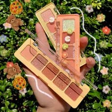 Liujin avelã influenciador paleta de sombras de cinco cores portátil iniciante sombra pérola Glitter diamante à prova dw