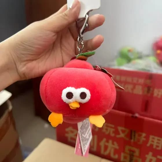 MINISO dun VEGIPET dun VEGIPET Dopamina Série de frutas vegetais Núcleo desenhou pingente de maçã fofo cais frango