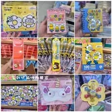 Famosa criação Premium flor Minions série bobina livro papelaria escova de dentes caneta titular quebra-cabeça máscara d