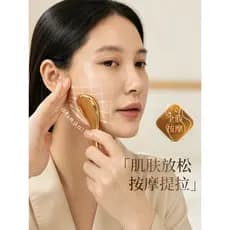 Roll-on massageador levantamento Facial endurecimento beleza massagem colher olho massageador colher dourada roll-on imp