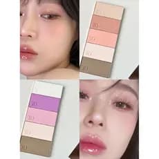 Tdacchoc paleta de contorno alto brilho integrado nariz sombra contorno gengibre fosco alto brilho Blush alto brilho con