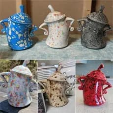 Vasilha com atitude Cross-Border novo produto com atitude colorido Jar decoração copo brincalhão