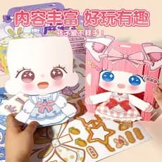 Estilo mágico corte de papel crianças pequeno barbeiro diy conjunto de penteado artesanal presente da menina novo estilo