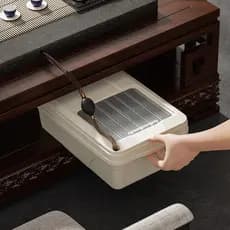 Mesa de chá importada do Japão Lixeira Balde de chá Balde de água residual Balde de chá Balde de resíduos de chá Tubo de
