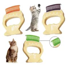 Pente de concha para animais de estimação, removedor de pelos flutuantes, suprimentos de limpeza para cães e gatos, pent
