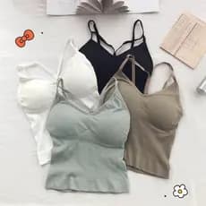Influenciador estilo de venda quente Meizuo V8 linda roupa íntima traseira camisola envoltório interno tubo de peito sup