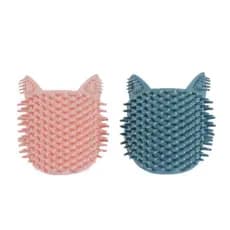 Gato esfregar coceira massagem dupla utilização escova conjunto suprimentos para animais de estimação pronto estoque for