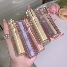 Maquiagem cappuvini Ice Tea Mirror Water Gloss Lip Gloss Hold Maquiagem Fácil de Colorir Vidro Jelly Lip Gloss