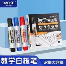 Caneta marcadora para quadro branco de ensino com adição de tinta de grande capacidade Baoke Caneta marcadora de conferê