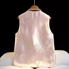 Novo estilo chinês estilo étnico colete feminino outono novo estilo nacional na moda em torno do pescoço All-Match Retro