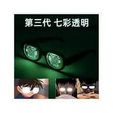 Óculos luminosos de LED exclusivos, engraçados, para Performance de baile, Conan, mesmo estilo, óculos luminosos, visão