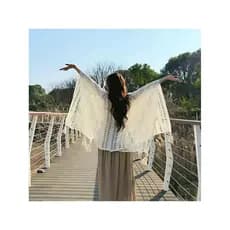 Oco Retro étnico estilo de férias feminino malha borla Cardigan feminino estilo fino primavera outono pequeno xale exter