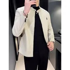 Moda novo estilo jaqueta de couro jaqueta masculina High-End estilo motocicleta equitação rufião bonito primavera outono