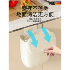 Lixeira de armazenamento montada na parede dedicada para resíduos de cozinha