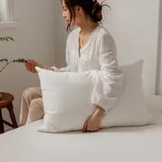 Algodão lavado algodão Jacquard livro travesseiro branco travesseiro de algodão puro adulto 48x74cm único travesseiro pa
