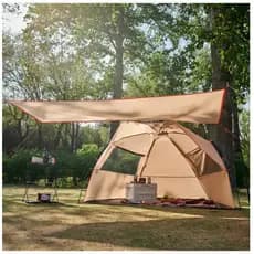 Yiluda Starway Tenda ao ar livre para 3 a 5 pessoas totalmente automática 190T Oxford pu Barraca de acampamento com doss