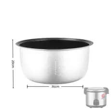 Forro de balde de isolamento Songyi grande angular 16L20L30L Forro de panela de arroz Panela antiaderente Original para
