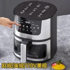 110vvv Cross-Border padrão europeu fritadeira de ar grande capacidade forno doméstico ar visível fritadeira Taiwan