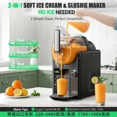 110V220V padrão europeu exportação máquina de derretimento neve doméstico bebida fria sorvete fabricante automático Slus