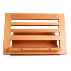 Rack de leitura estante leitura estante madeira faia grande multifuncional dobrável Tablet iPad suporte material escolar
