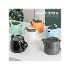 Filtro de bule de cerâmica estilo japonês criativo com tampa de filtro Hotel doméstico feito à mão Bule de café estilo e
