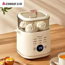 Zhigao sopa de ovo cozido no vapor macarrão cozido no vapor Mini Anti-seco queima caldeira de ovo doméstica multifuncion