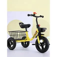 Bicicleta triciclo infantil alemã com cesta, Pedal musical, bicicleta de 2 a 6 anos, bicicleta para bebês