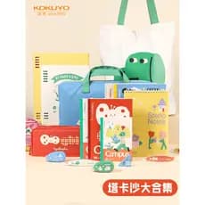 [2023 · Coleção Takasha Co-Branded] Japão Kokuyo Kokuyo Caderno de folhas soltas tyakasha Caderno de bobina de grande ca