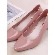 Botas de chuva de boca rasa primavera novo estilo 2024 estilo ocidental dia chuvoso Casual impermeável sapatos à prova d