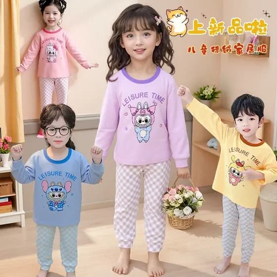 Homens mulheres roupa interior térmica outono inverno Homewear pijamas roupas de outono calças compridas dos desenhos an