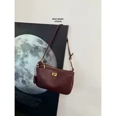 Bolsa nas axilas bolsa de ombro bolsa mensageiro bolsa de couro genuíno feminina Mahjong bolsa feminina novo estilo bols