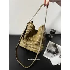 Bolsa de tecido feminina novo estilo bolsa de ombro preto axilas bolsa mensageiro grande capacidade bolsa de viagem saco